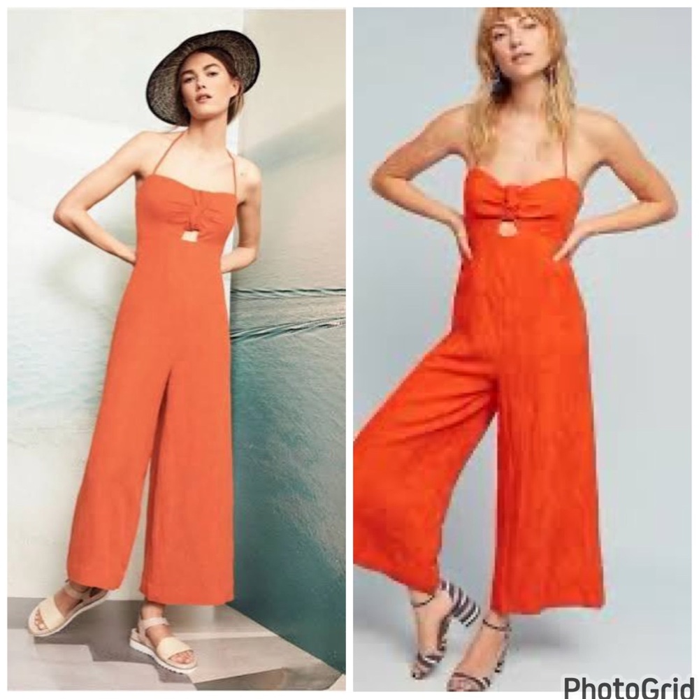 Anthropologie Line Blend Wide Leg jumpsuit 6